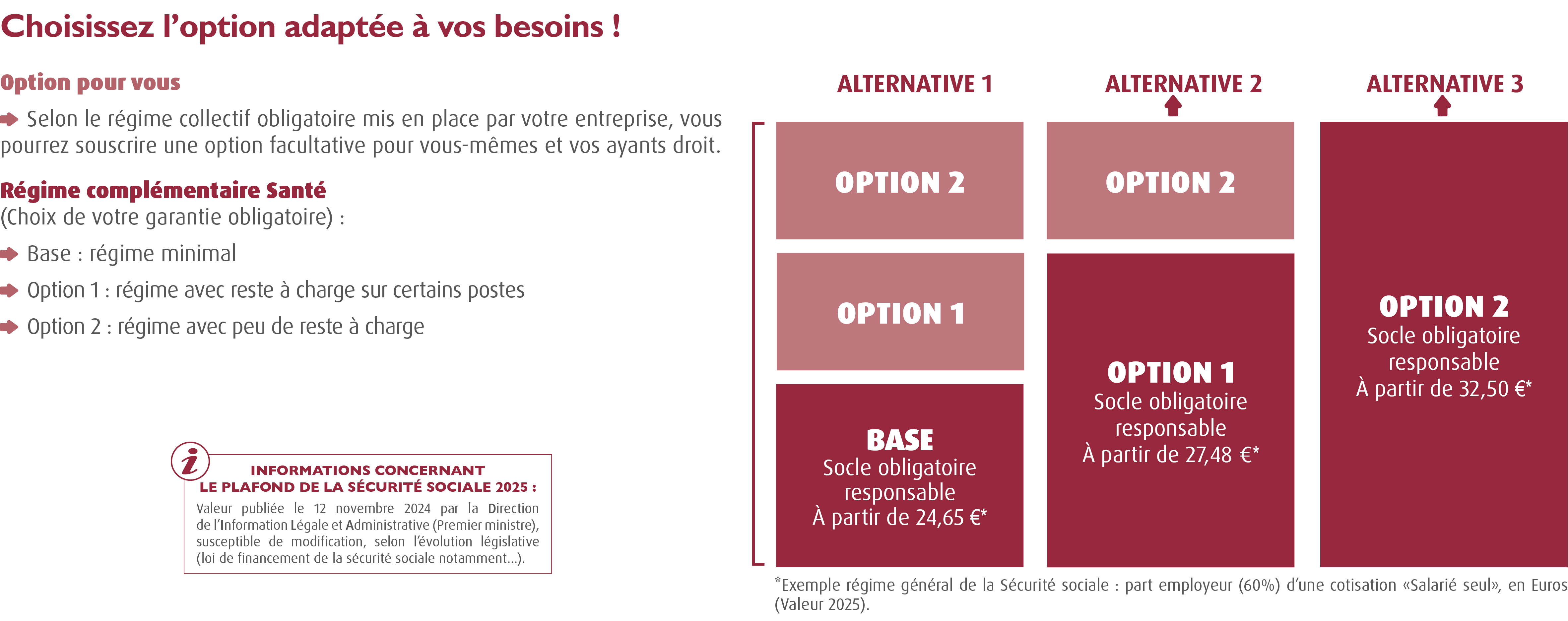 Complémentaire Santé CCN des Acteurs du Lien Social et Familial ALISFA - IDCC 1261 / Mutuelle CCN Acteurs du Lien Social et Familial - ALISFA . - Mutuelle ALISFA / Complémentaire ALISFA . Offre Umanens à destination des entreprises adhérentes au SNAESCO (Convention collective nationale des acteurs du lien social et familial : centres sociaux et socioculturels, associations d'accueil de jeunes enfants, associations de développement social local du 4 juin 1983 - Accord santé convention collective acteurs lien social familial alisfa) / mutuelle des acteurs du lien social et familial - 100% Santé : présentation au régime général de la Sécurité Sociale